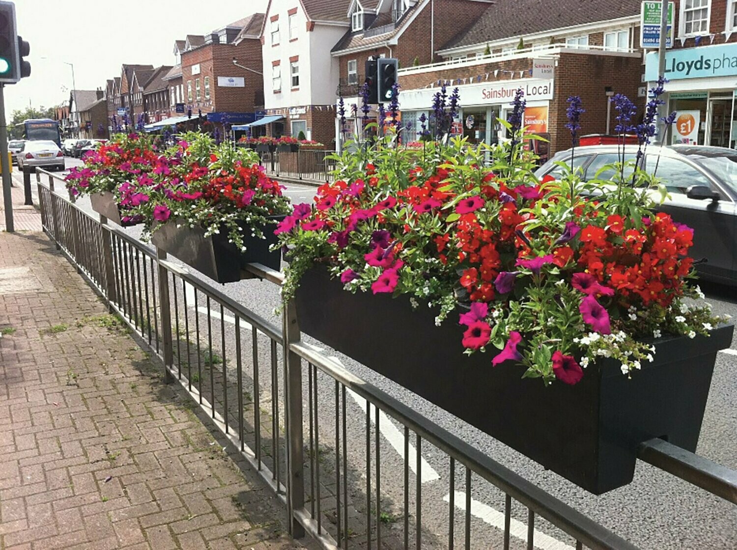 Railing Planter (Natural Finish)
