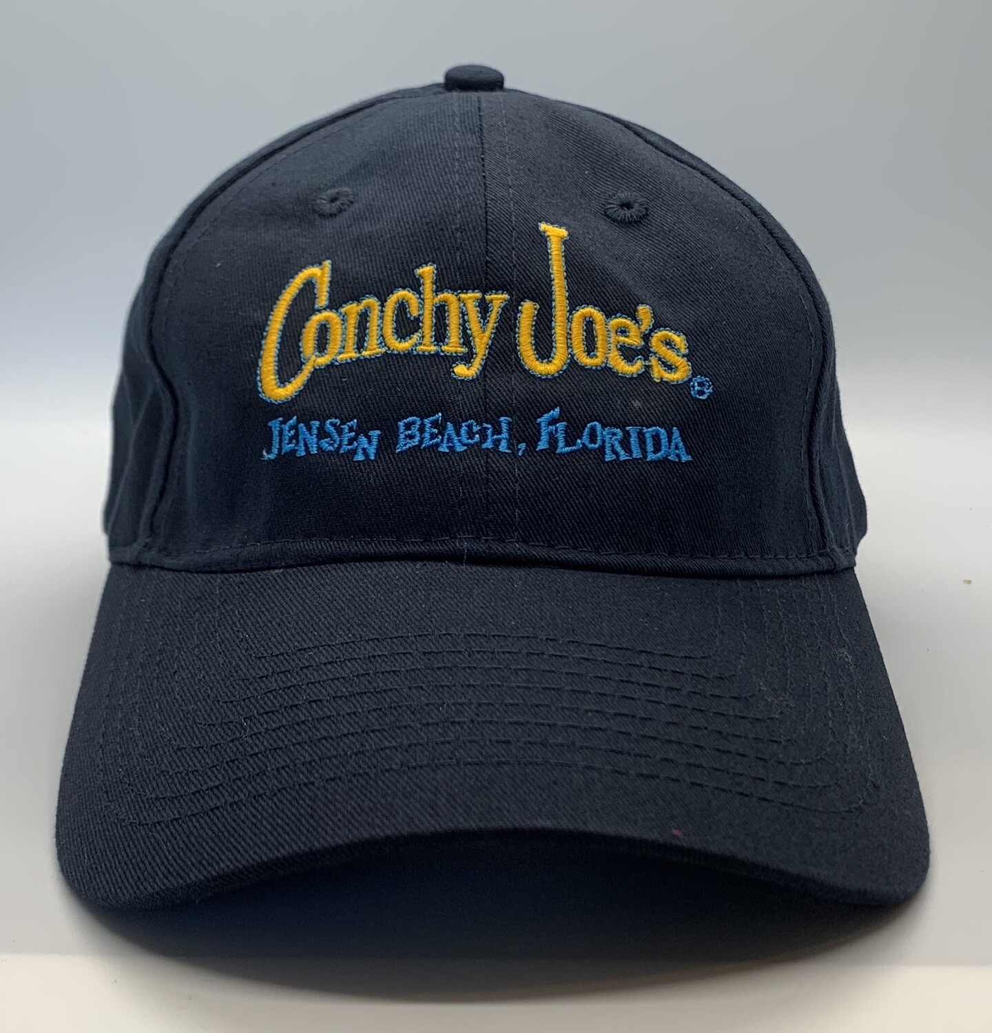 Cj's Navy Adjustable Baseball Cap Store Conchy Joe's