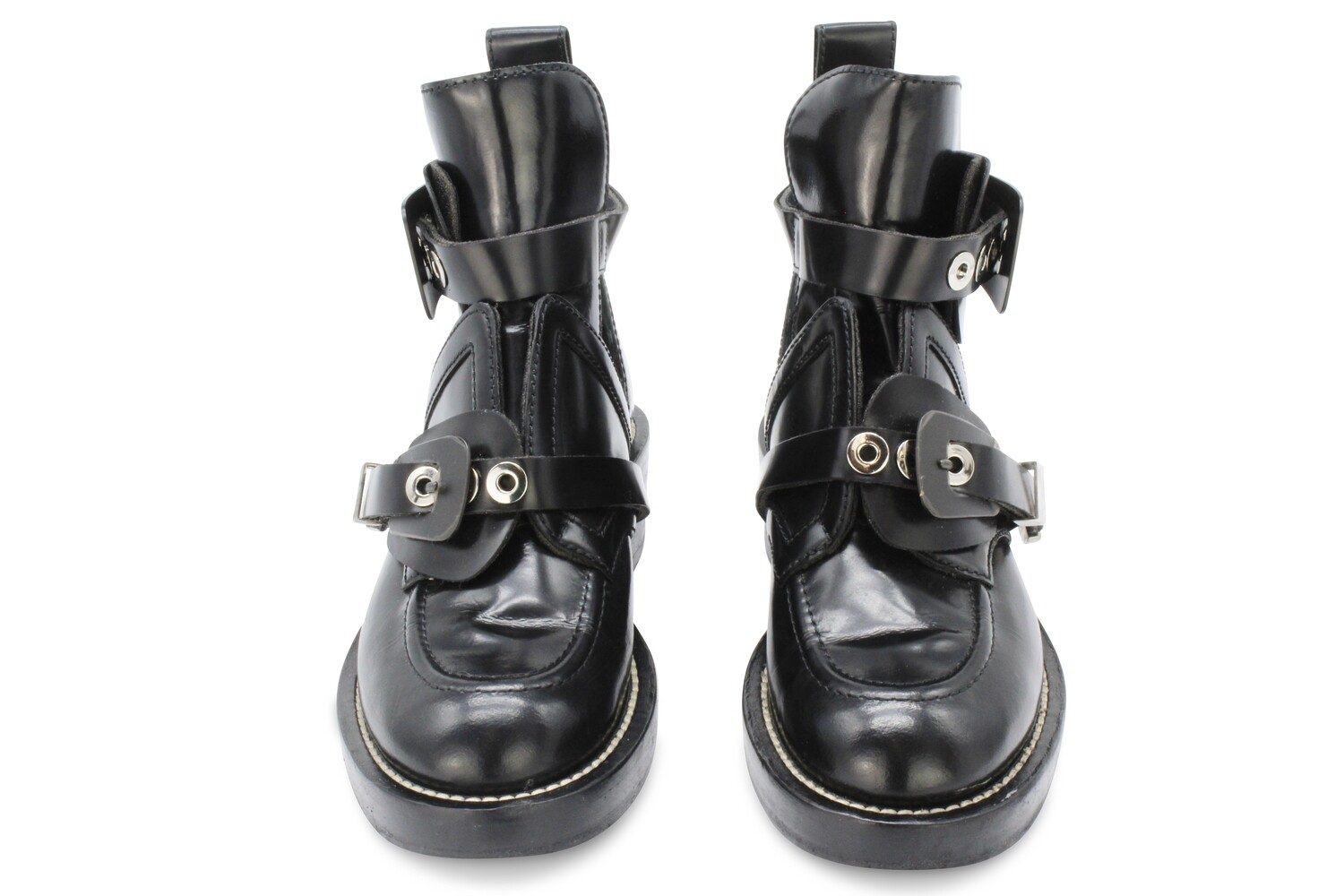 balenciaga boots womens navy