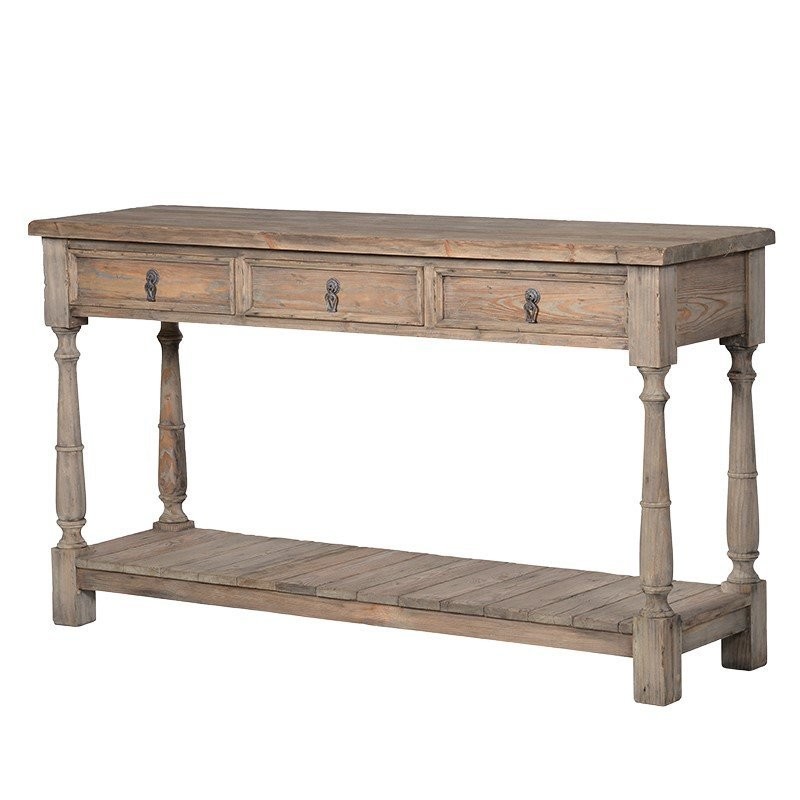 RECLAIMED PINE CONSOLE TABLE