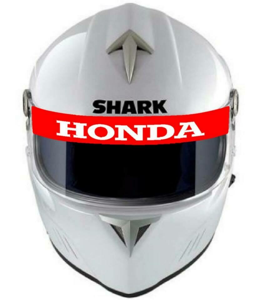 Kart Motorcycle Racing Helmet Visor Sun Strip Sticker