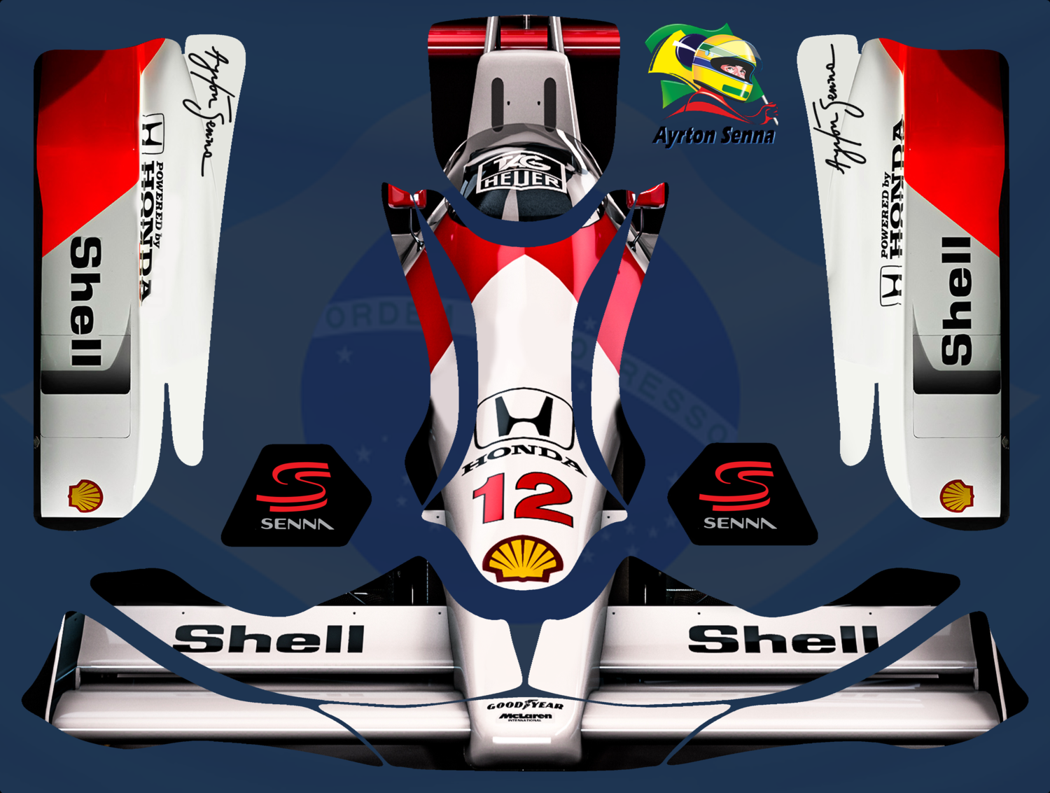 Karting Sticker kit For XTR14 Kart Bodywork
