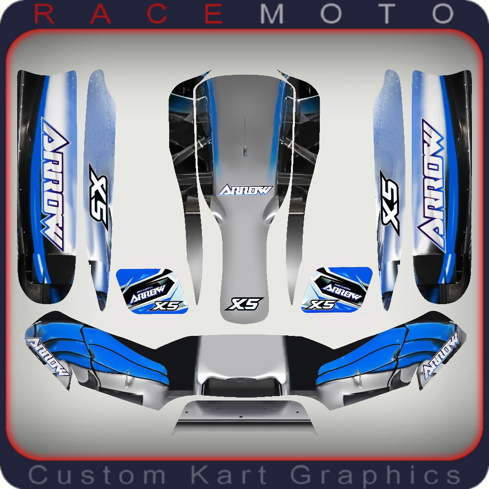 Karting Sticker kit for Tonykart OTK M4 Bodywork
