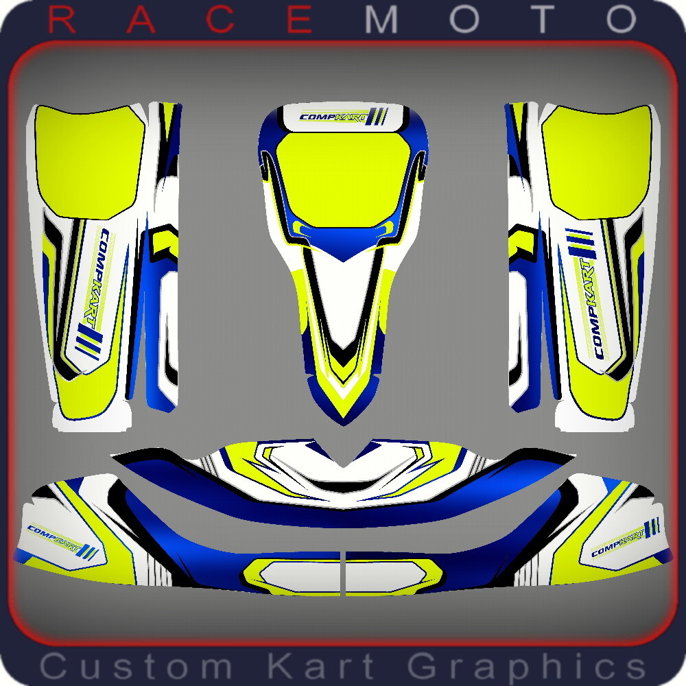 Karting Sticker kit for Compkart Comp Kart OTK M6 FP7