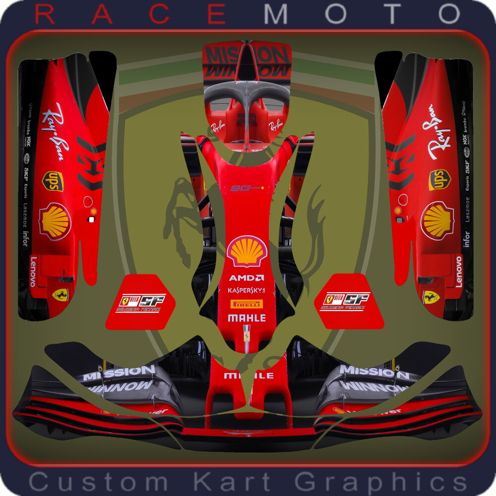 Karting Sticker kit For KG Evo Kart Bodywork