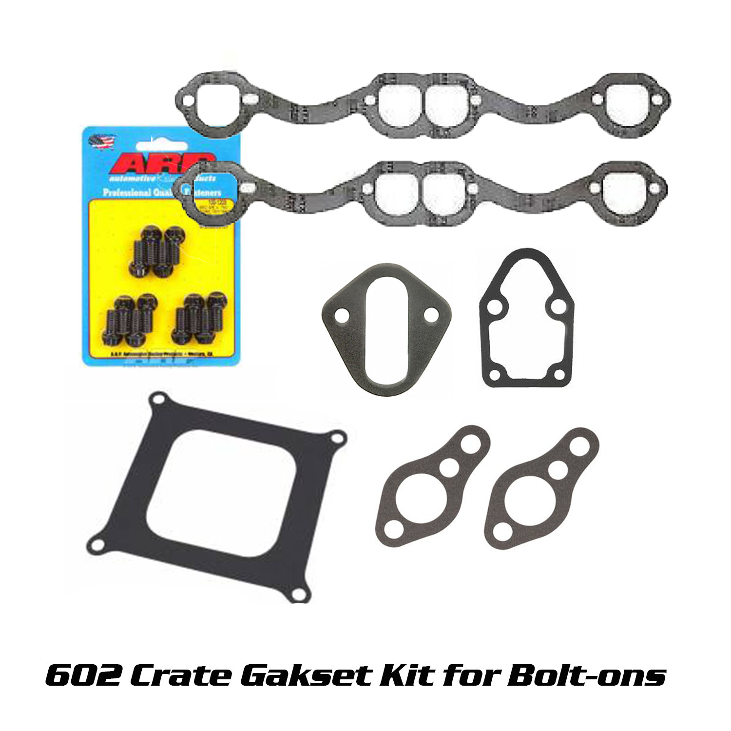 602 Crate Engine Gasket / Header Bolt Kit for Bolton's