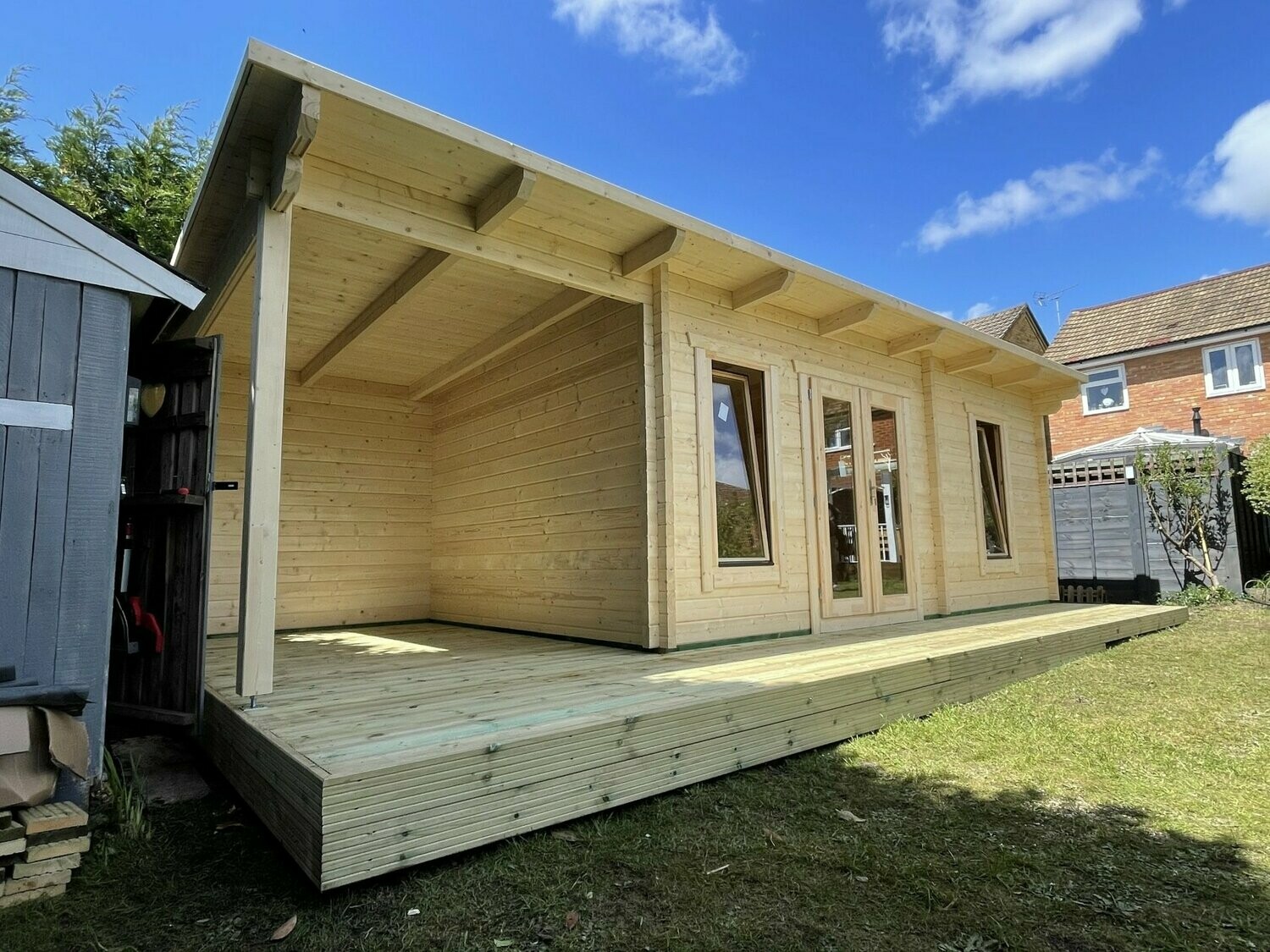 Log Cabins For Sale UK LCUK Brooke Premium Log Cabin