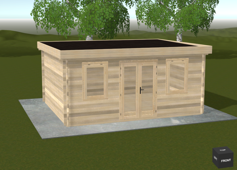 Tetbury Log Cabin 4.0 x 5.0m Log Cabins For Sale UK