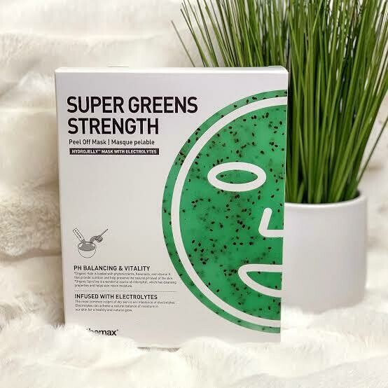 Super Greens Strength Esthemax Hydrojelly Home Mask