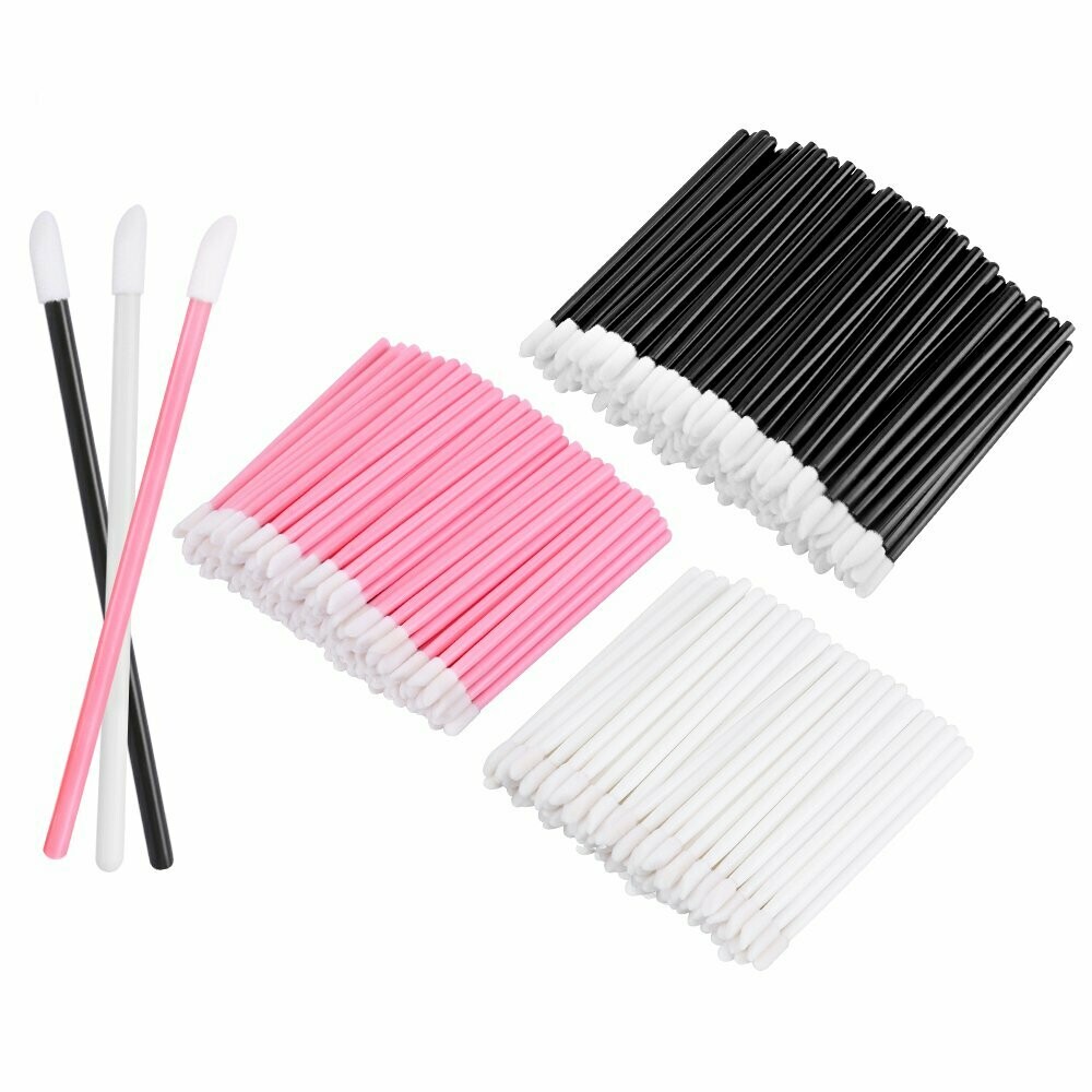 [generic] Disposable Lip Applicator (Pink/Black/White) (50pcs)