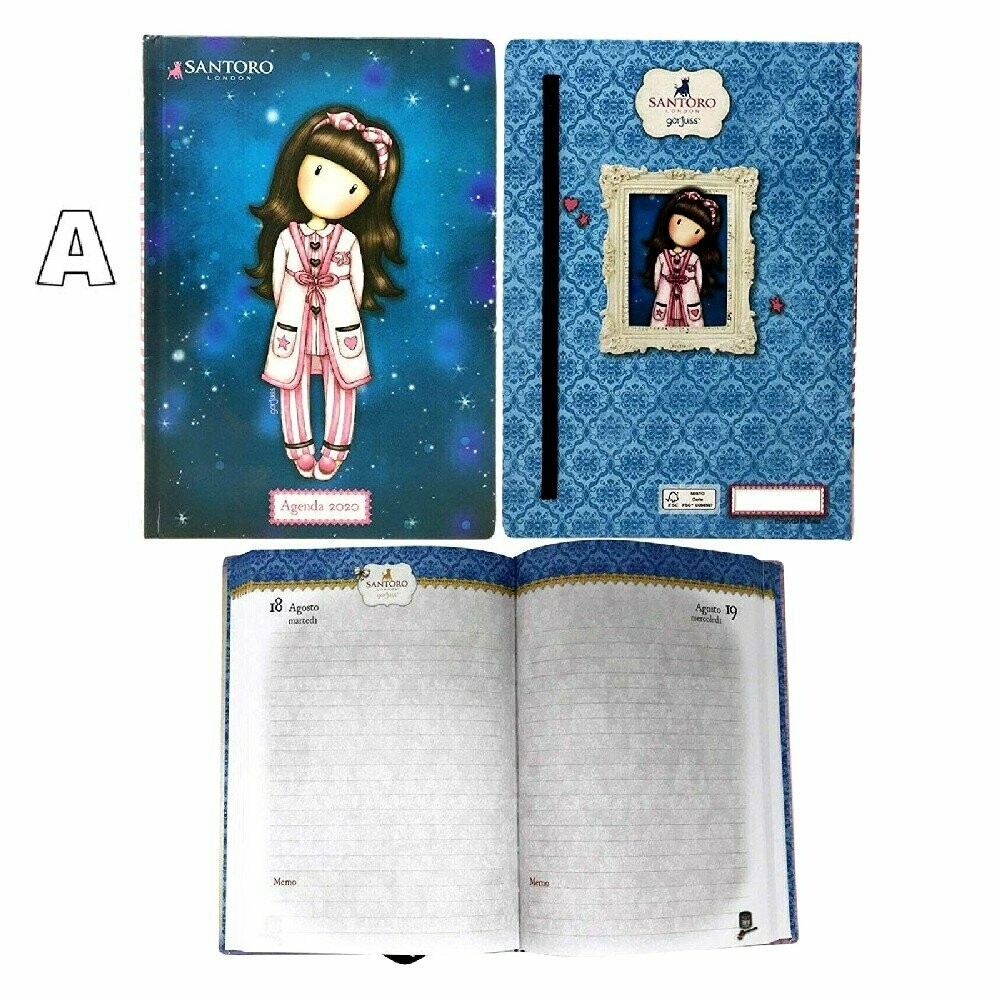Agenda Giornaliera 2020 Santoro Gorjuss 13x19