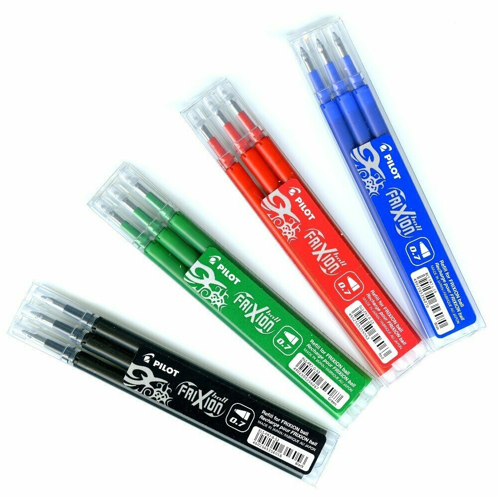 Set 3 refill Pilot Frixion Ball 0.7
