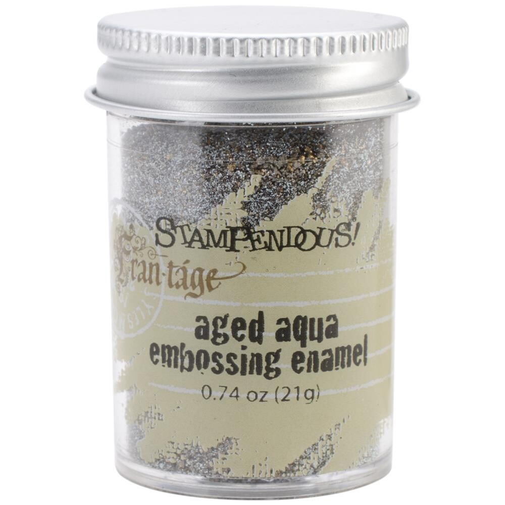 Stampendous Frantage Aged Embossing Enamel Aqua
