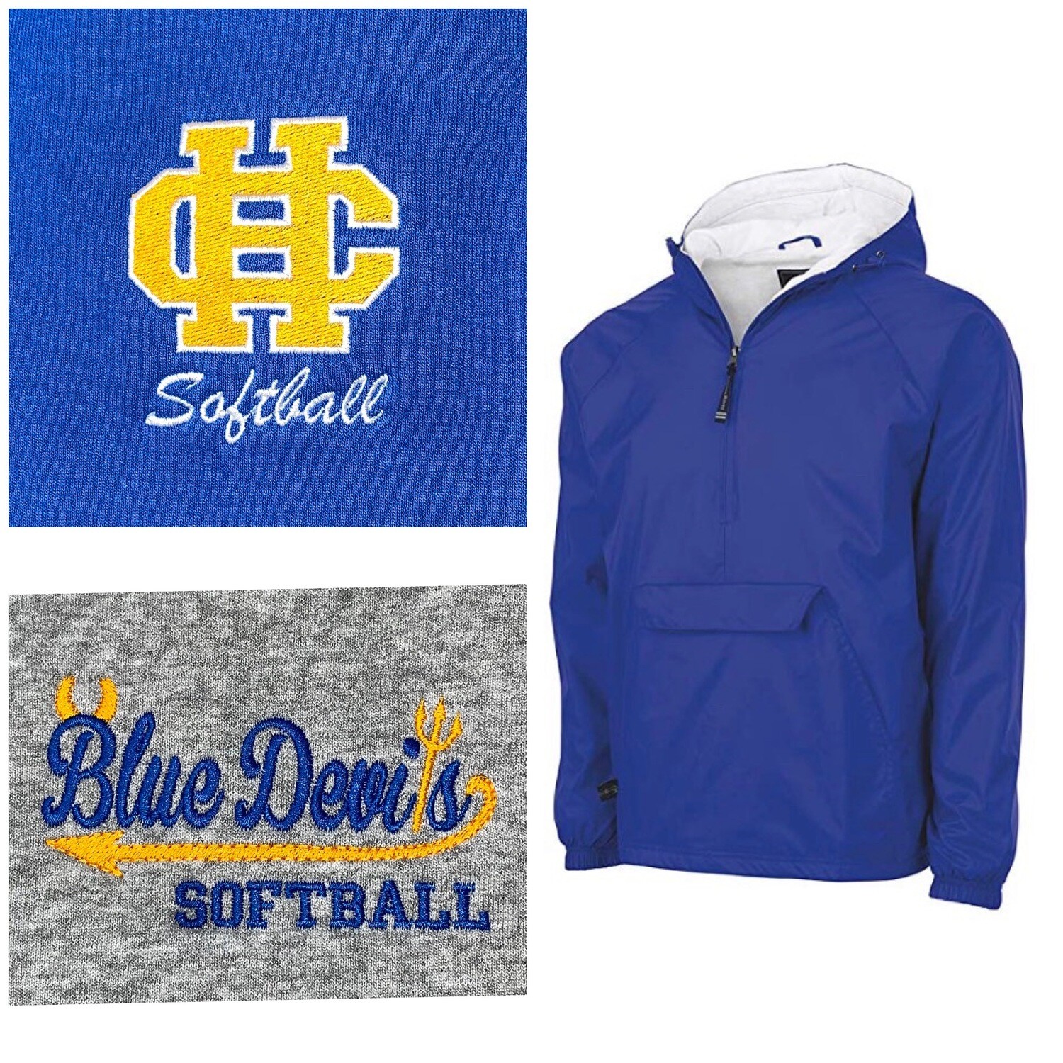 Charles River Classic Pullover with your choice of HC Logo