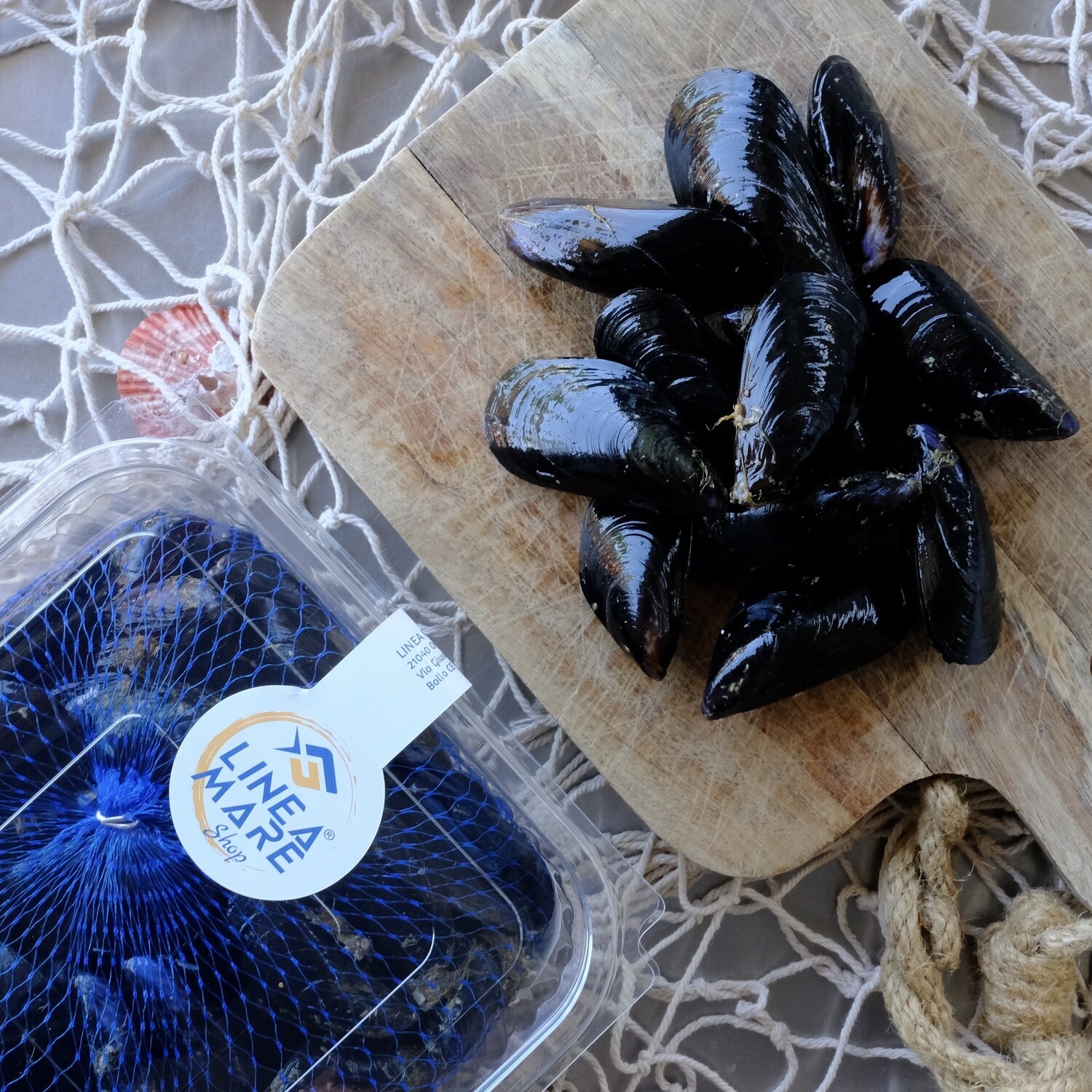 Cozze Selezionate Rete da 1kg