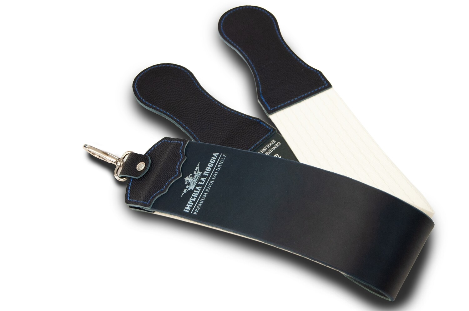 3" PREMIUM ILR English Bridle Strop (Navy Blue)