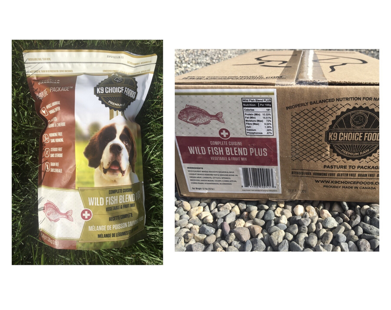 K9 Choice BEEF 3LB Plus Raw Dog Food