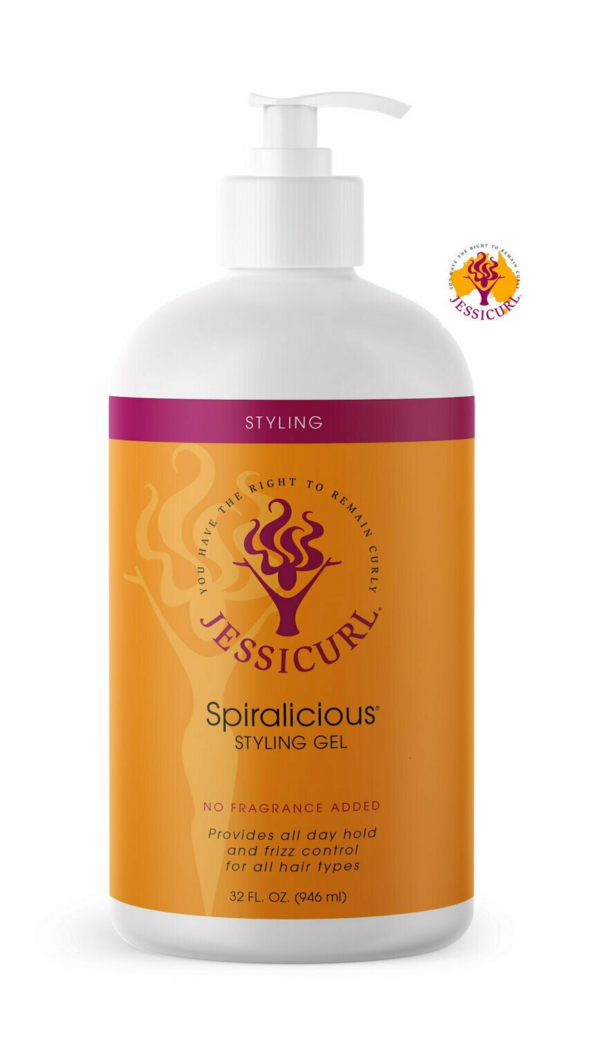 Jessicurl Spiralicious Styling Gel for curly hair