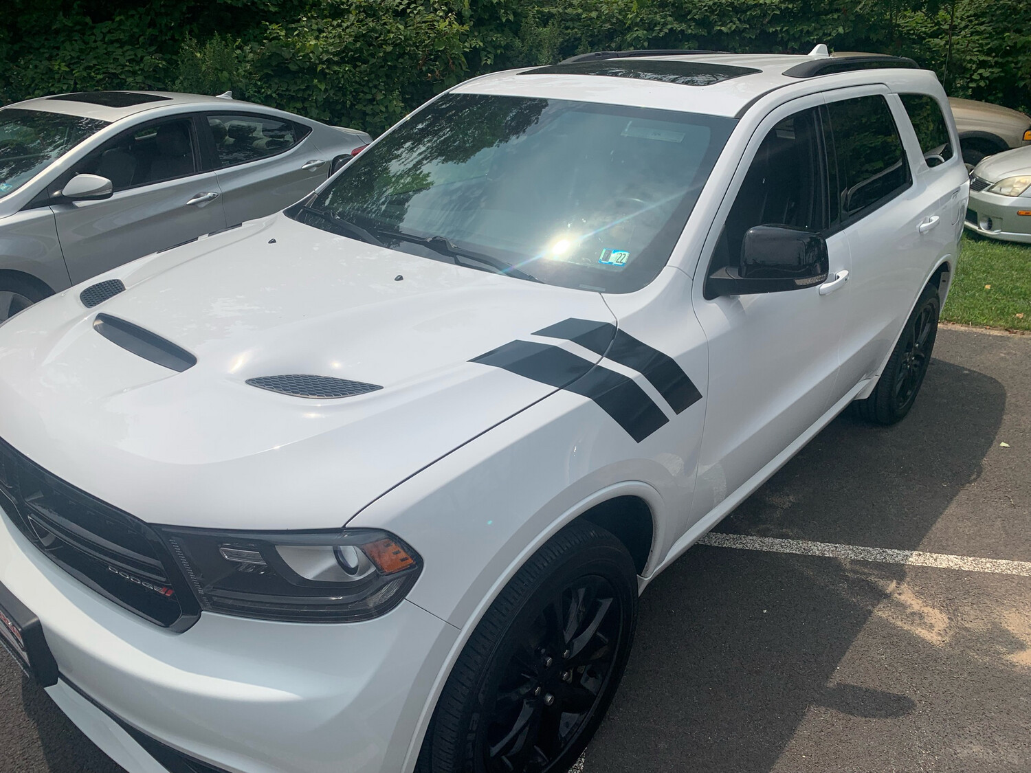 2018 Up Dodge Durango SRT GT RT Sport Hood Stripes Vinyl Stripes