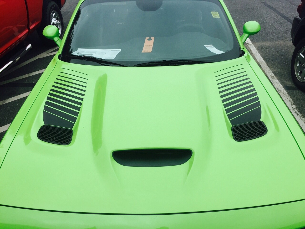 2015 2019 Challenger SRT RT GT Hellcat Hood Decals Kit