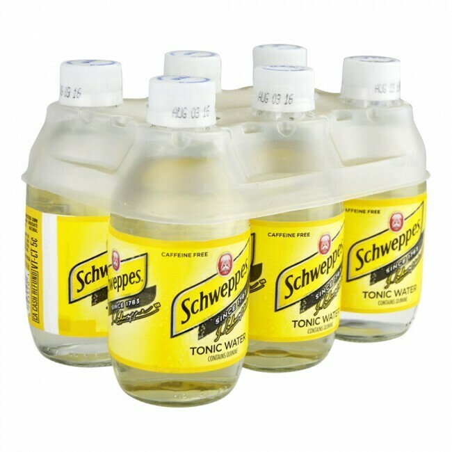 Schweppes Tonic Water 10oz 6pack