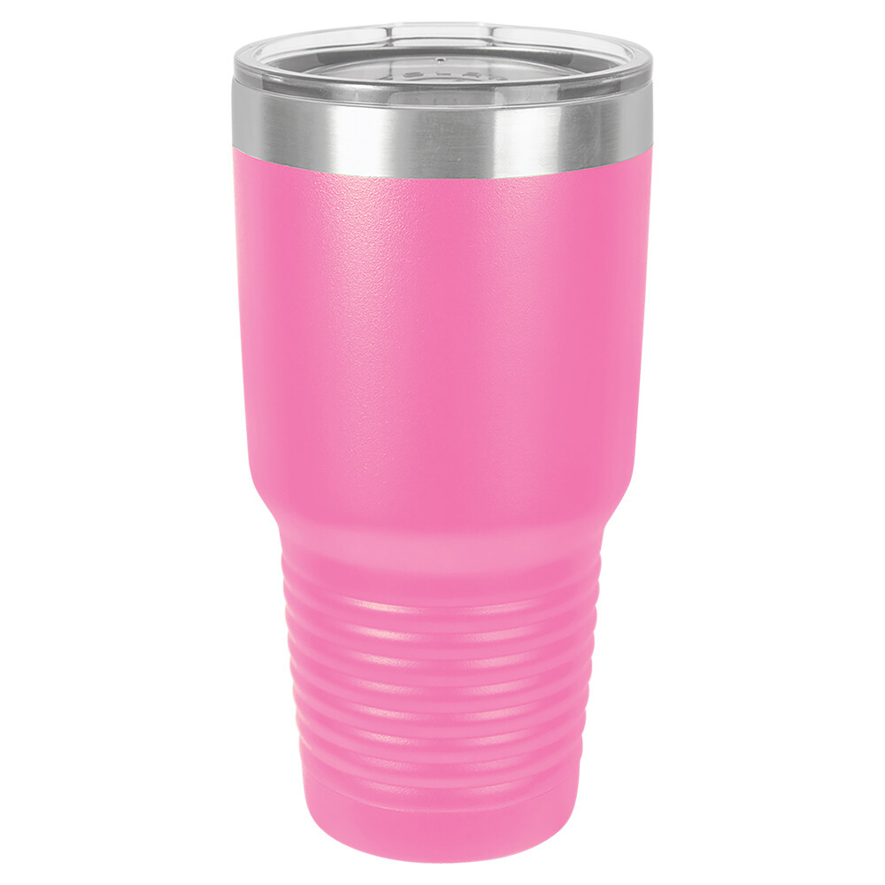 Beverage Tumblers 30oz Pink Tumbler with Lid