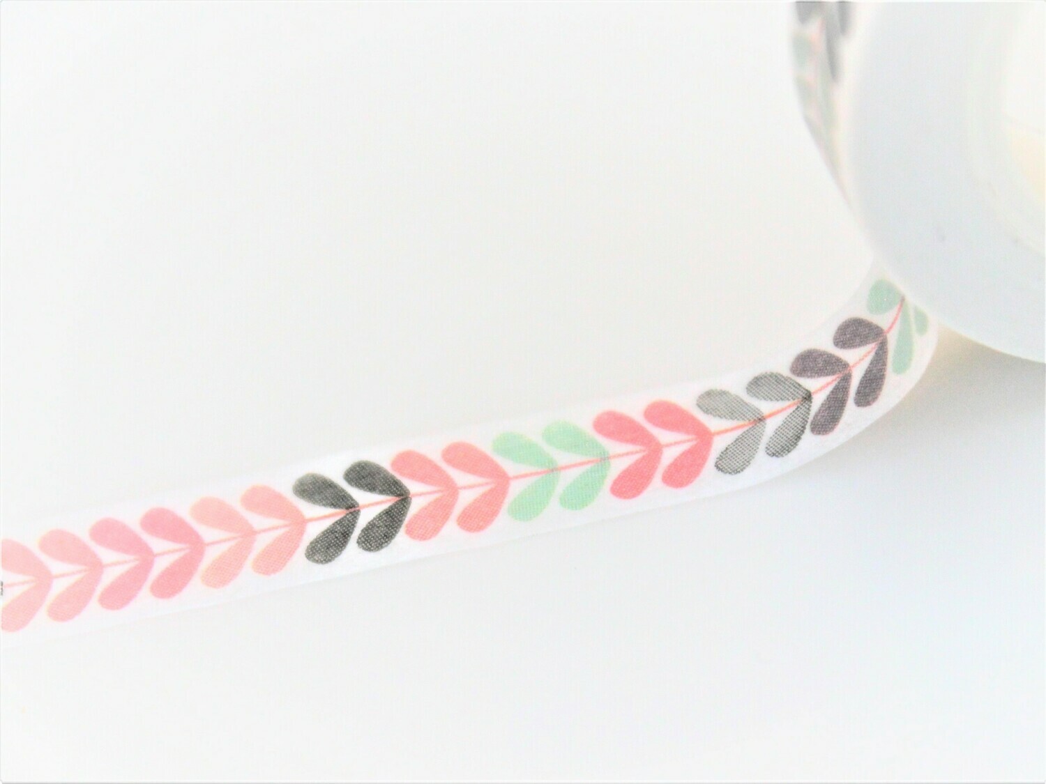Colourful Leaves Washi Tape 8mm Biodegradable