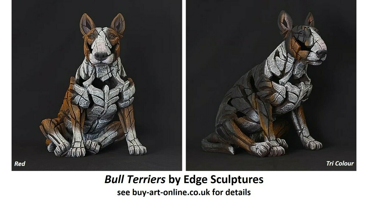Edge Sculpture Brindle Bull Terrier Shop Buy Art Online