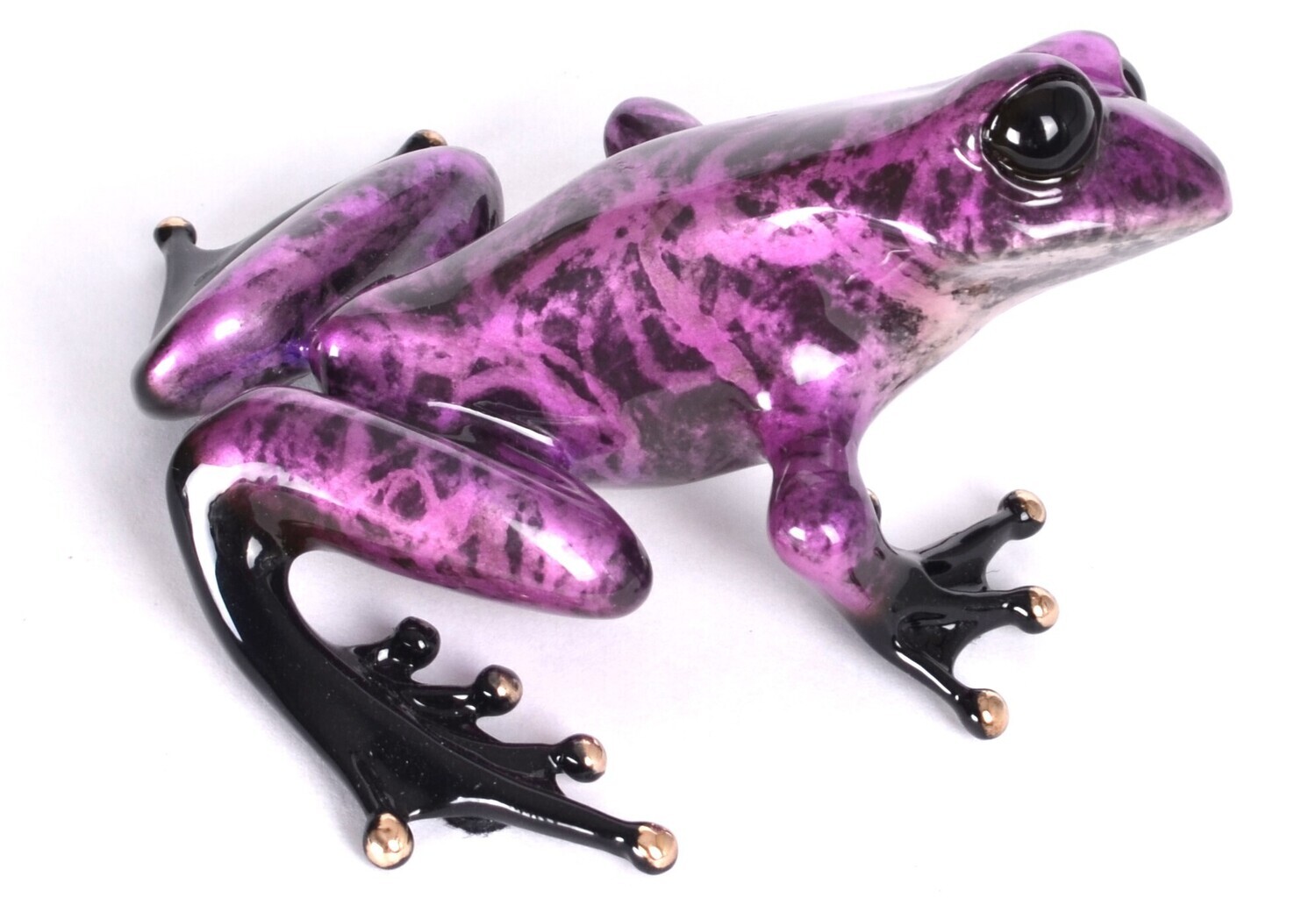 Pizzazz A Bronze Frog Sculpture from Tim Cotterill, The Frogman