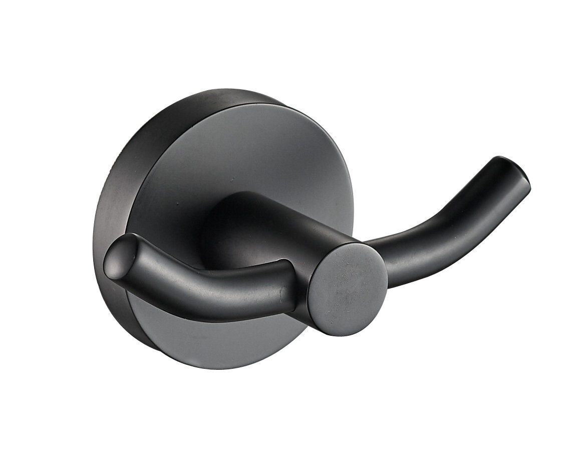 OPUS BLACK DOUBLE ROBE HOOK