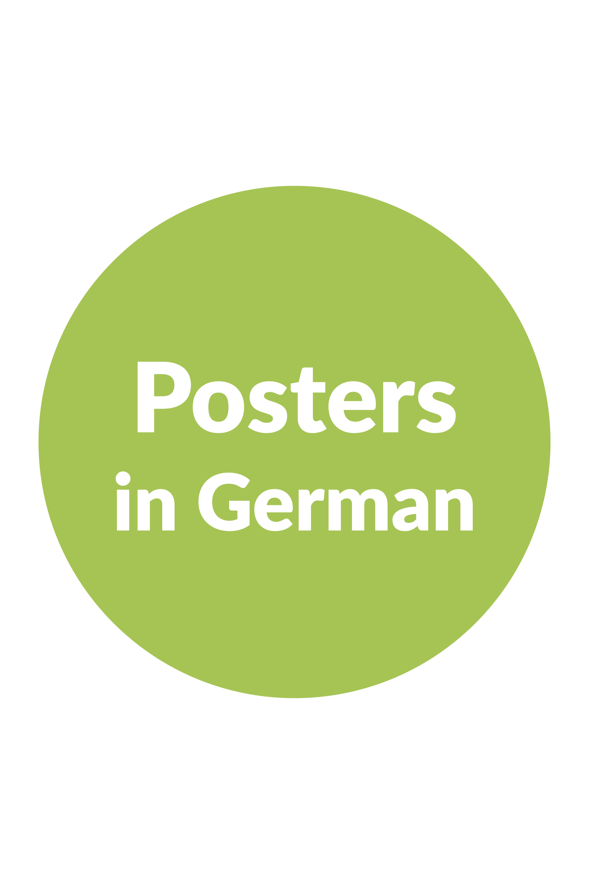 Posters in German