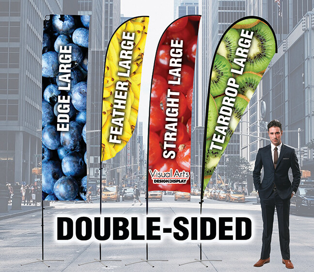 Zoom Flag Large DoubleSided