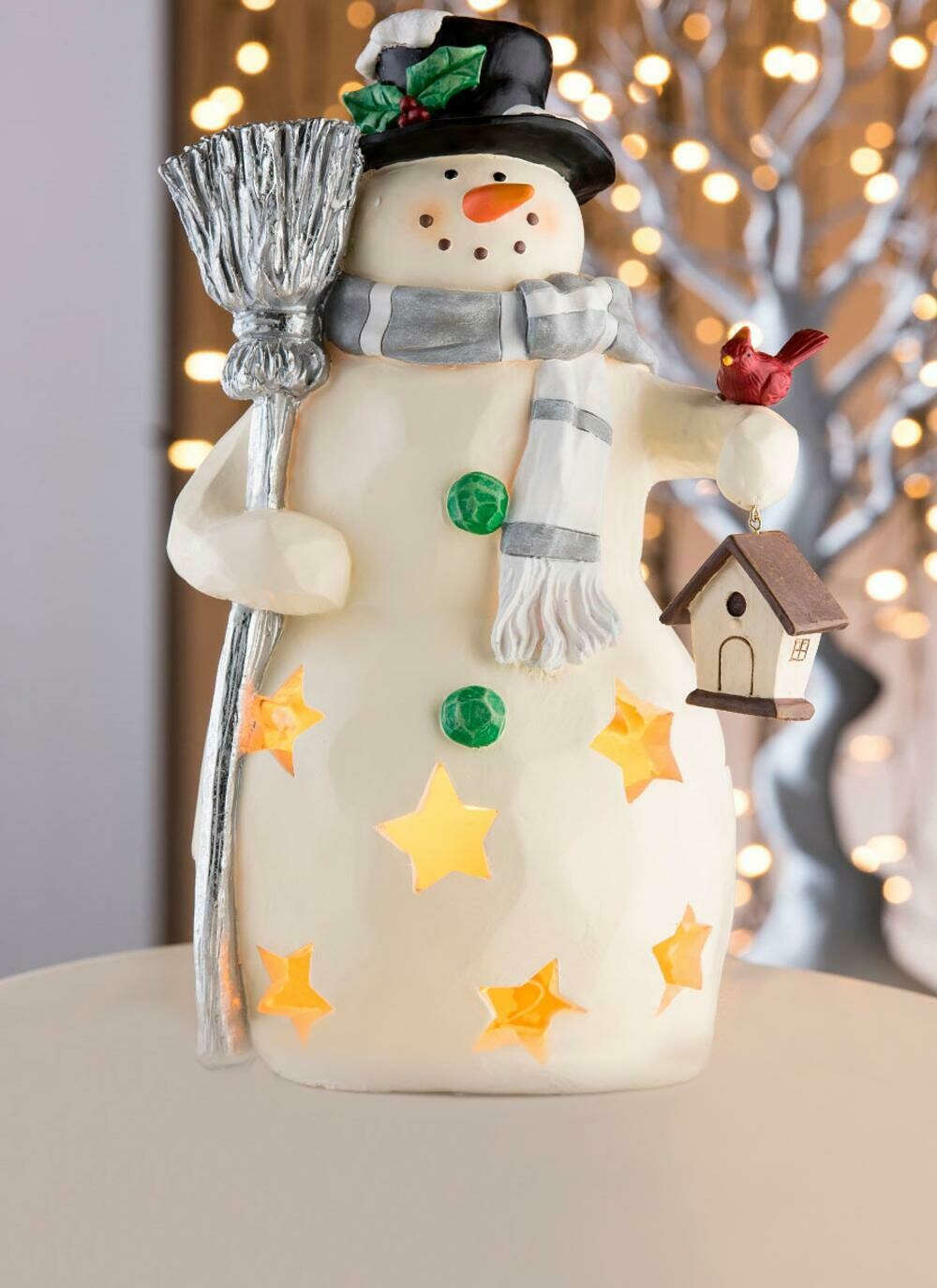 Aynsley Mr Snowman LED Christmas Figurine