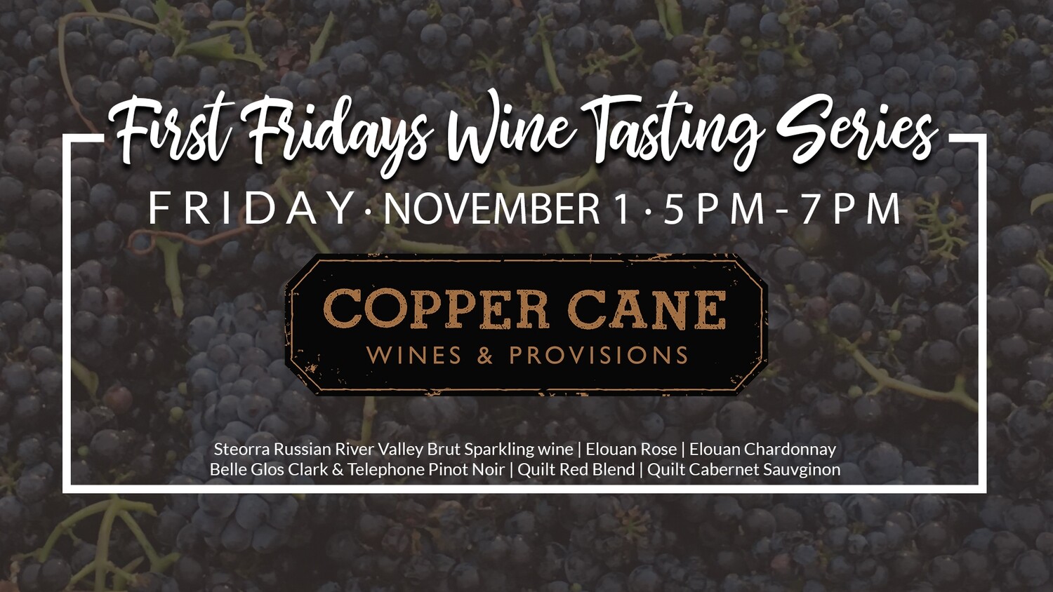 November Wine Tasting Ticket