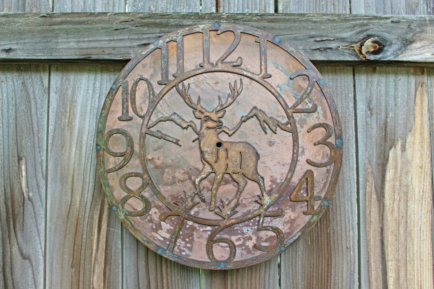 Metal Hunting Clock