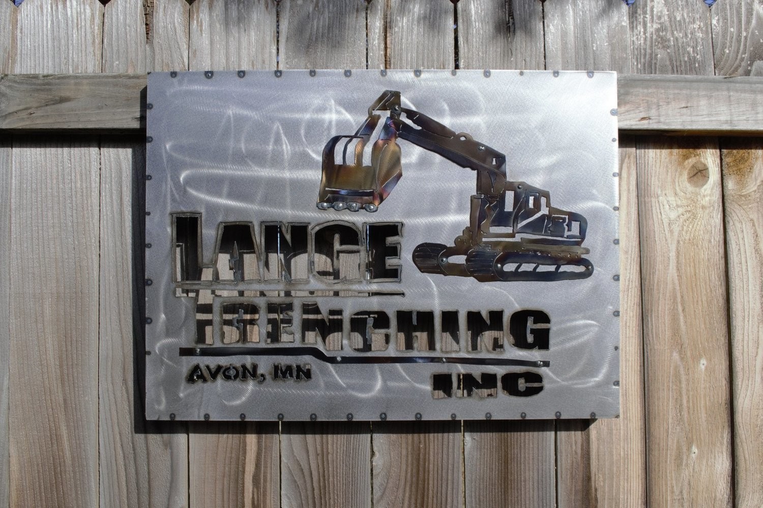 Metal Business Sign