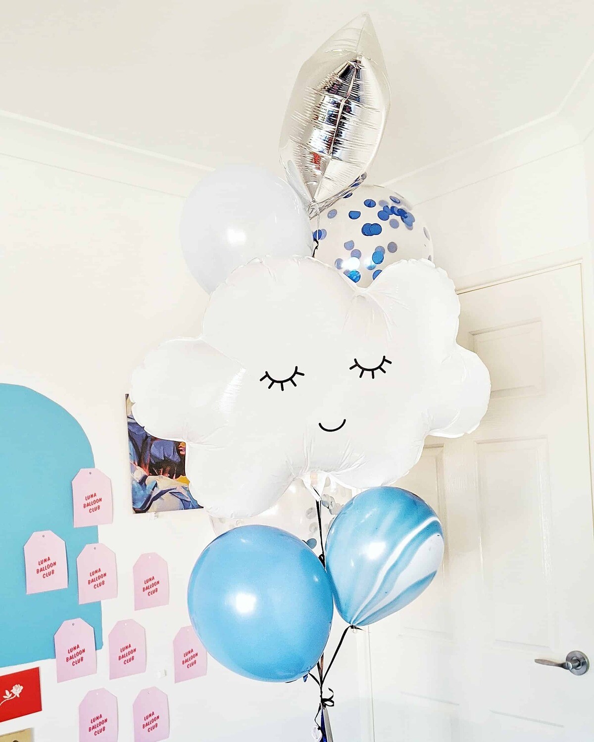 Baby Balloons Perth Delivery, It's A Girl, It's A Boy Balloons Luna