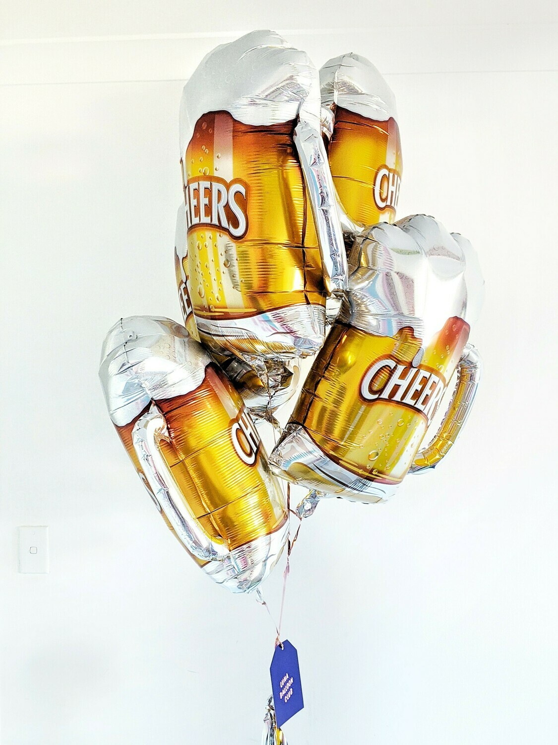 Beer, Whisky & BBQ Balloons Perth Delivery, Men & Male Friendly Balloons Luna Balloon Club