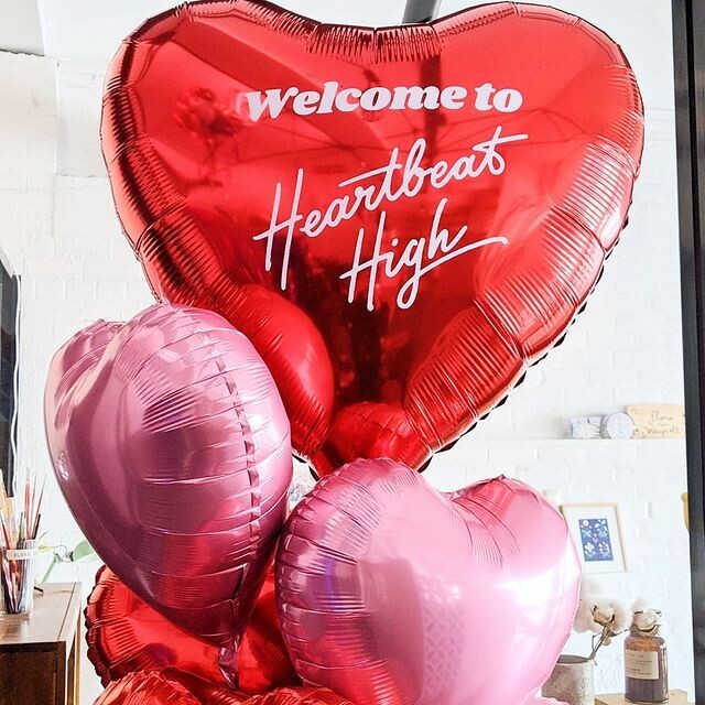 Large Heart Personalised, Custom Balloon Perth Delivery, Birthday Gift