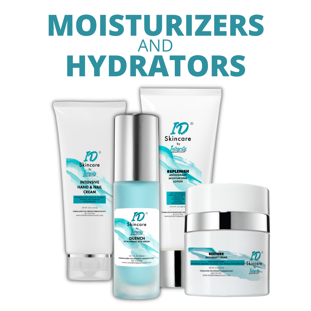 MOISTURIZERS / HYDRATORS Shop ID Skincare Integrity Dermatology