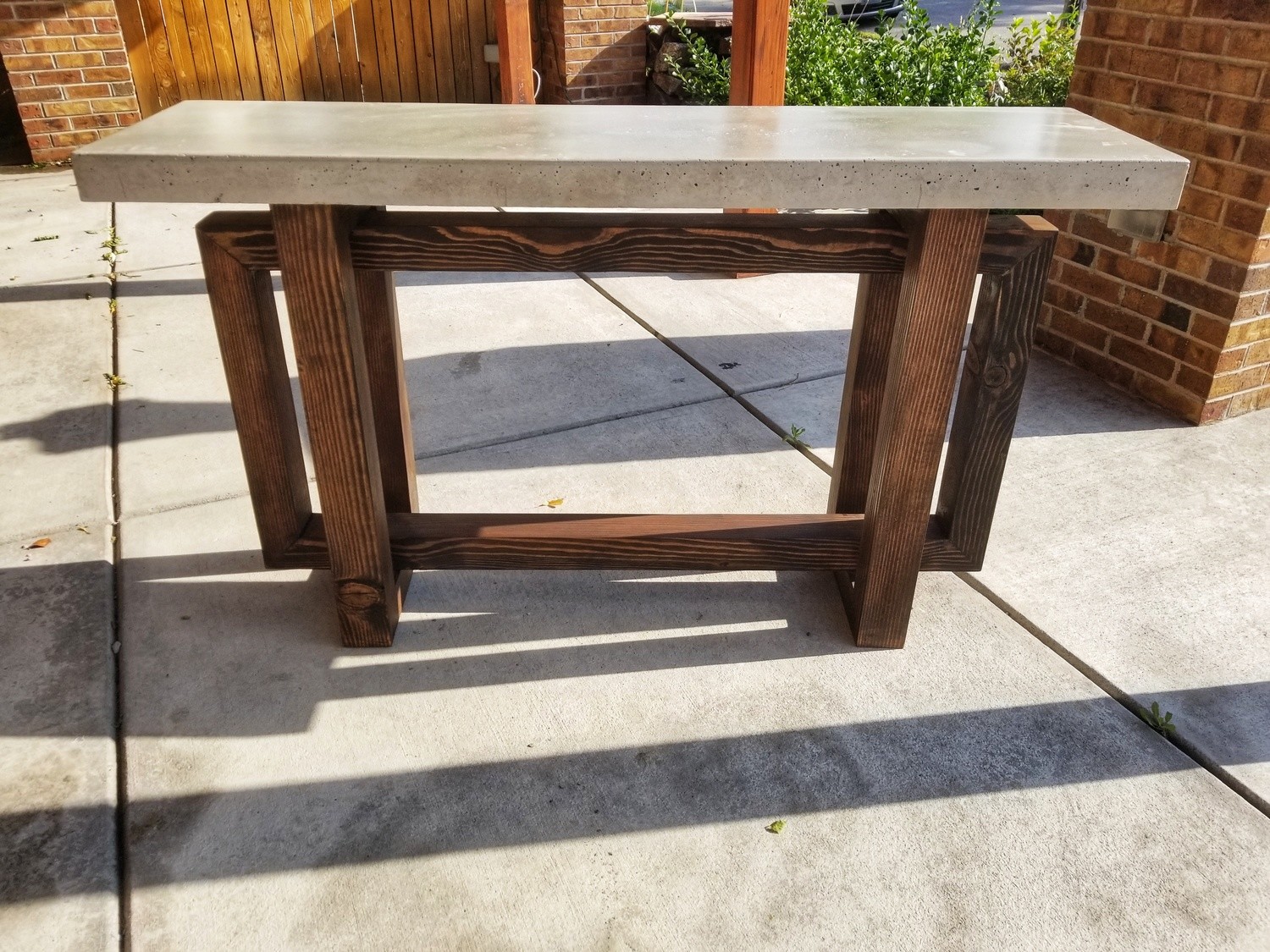 Concrete Console Table