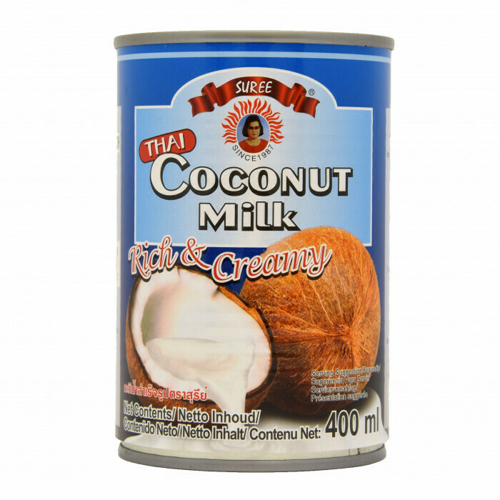 THAI COCONUT MILK Suree 12x400ml (BRAND MAY VARY)