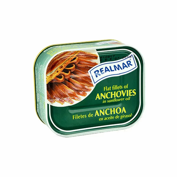 ANCHOVIES FILLETS IN SUNFLOWER OIL 360g