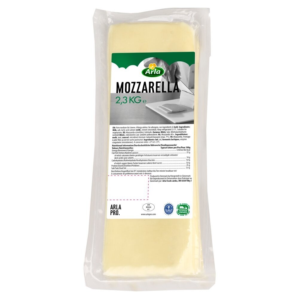 ARLA PRO MOZZARELLA BLOCK Arla 2.3kg