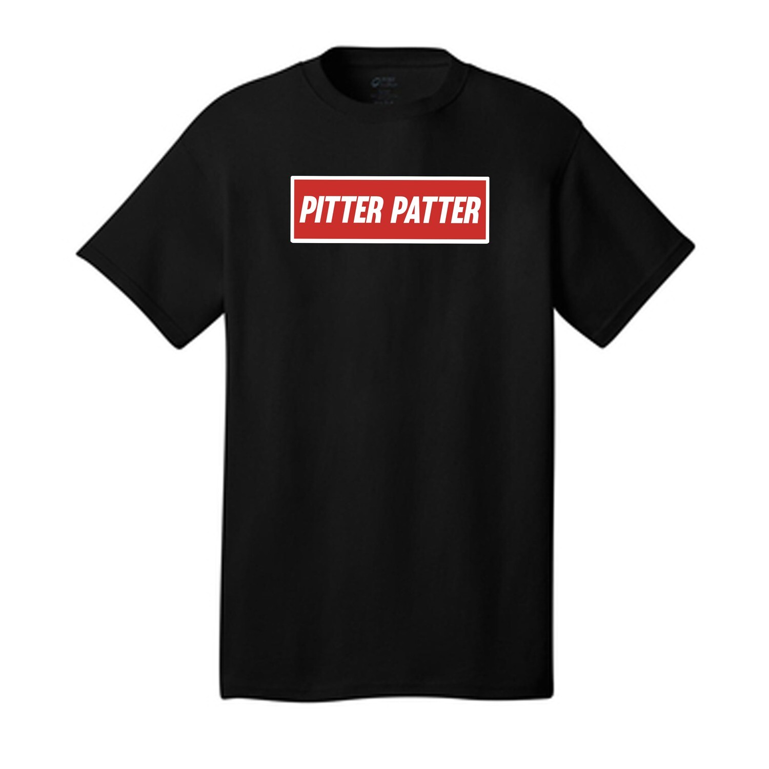 Pitter Patter TShirt DT104 Black Store Carpy's Print Co.