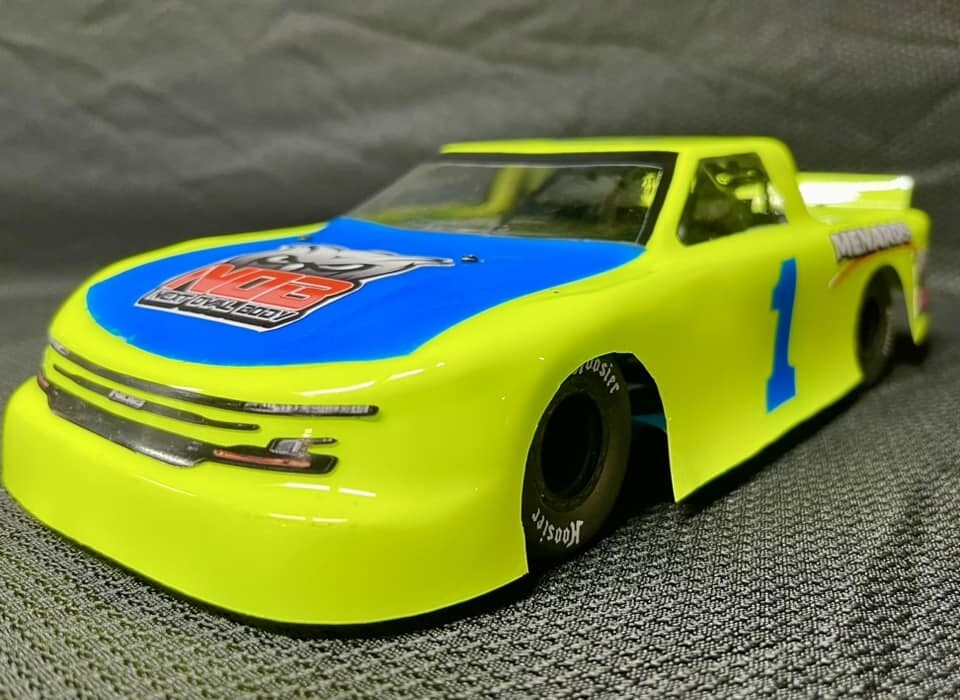 Next Oval Body (NOB) "1RC CW Truck Body" (Lexan) *Fits 1RC Late Model* Store Carpy's Print Co.