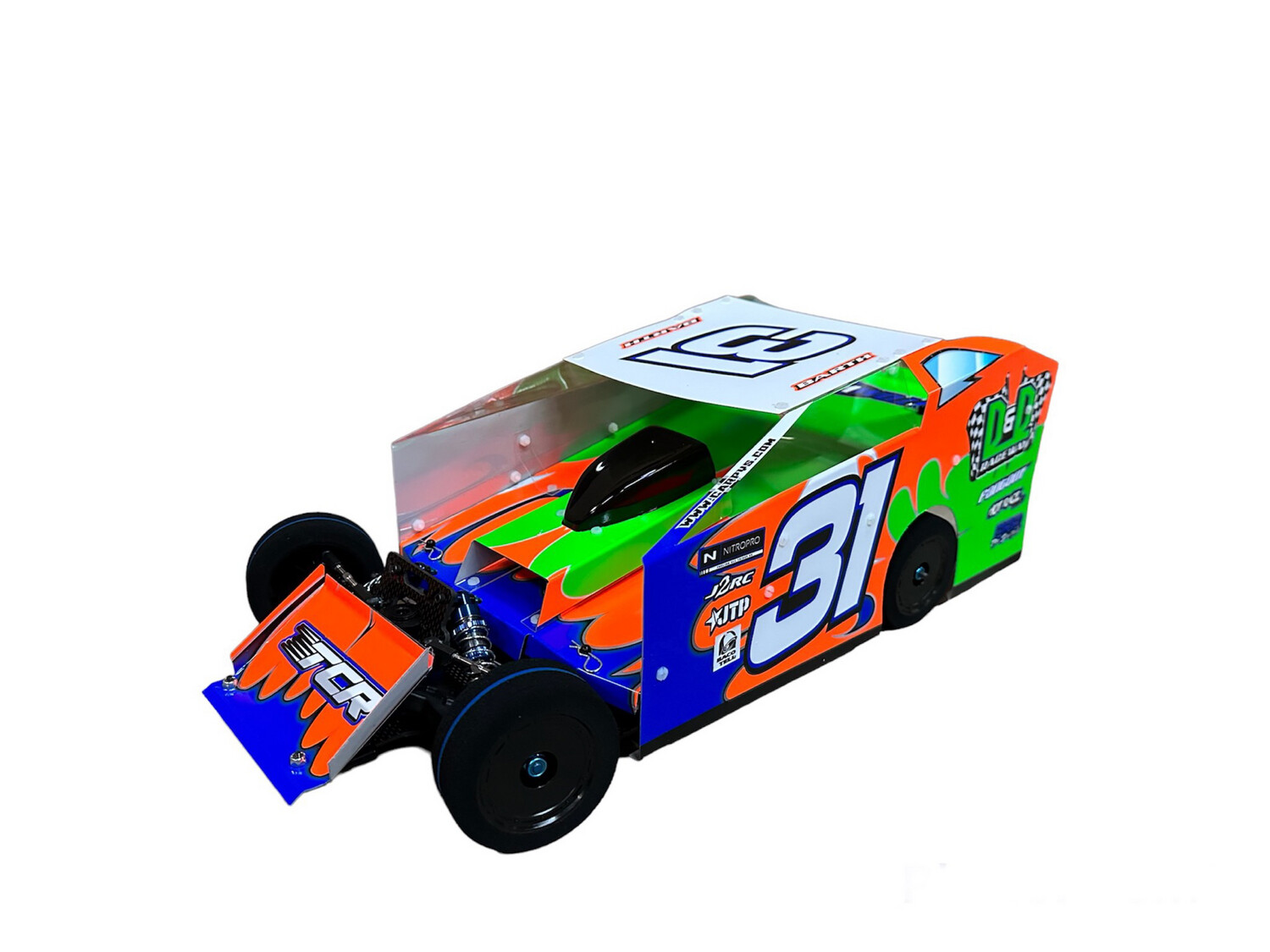 Bulldog Race Bodies 2023 Foam Tire EDM Body Wrap Custom Designed R/C Wraps & Graphics Carpy