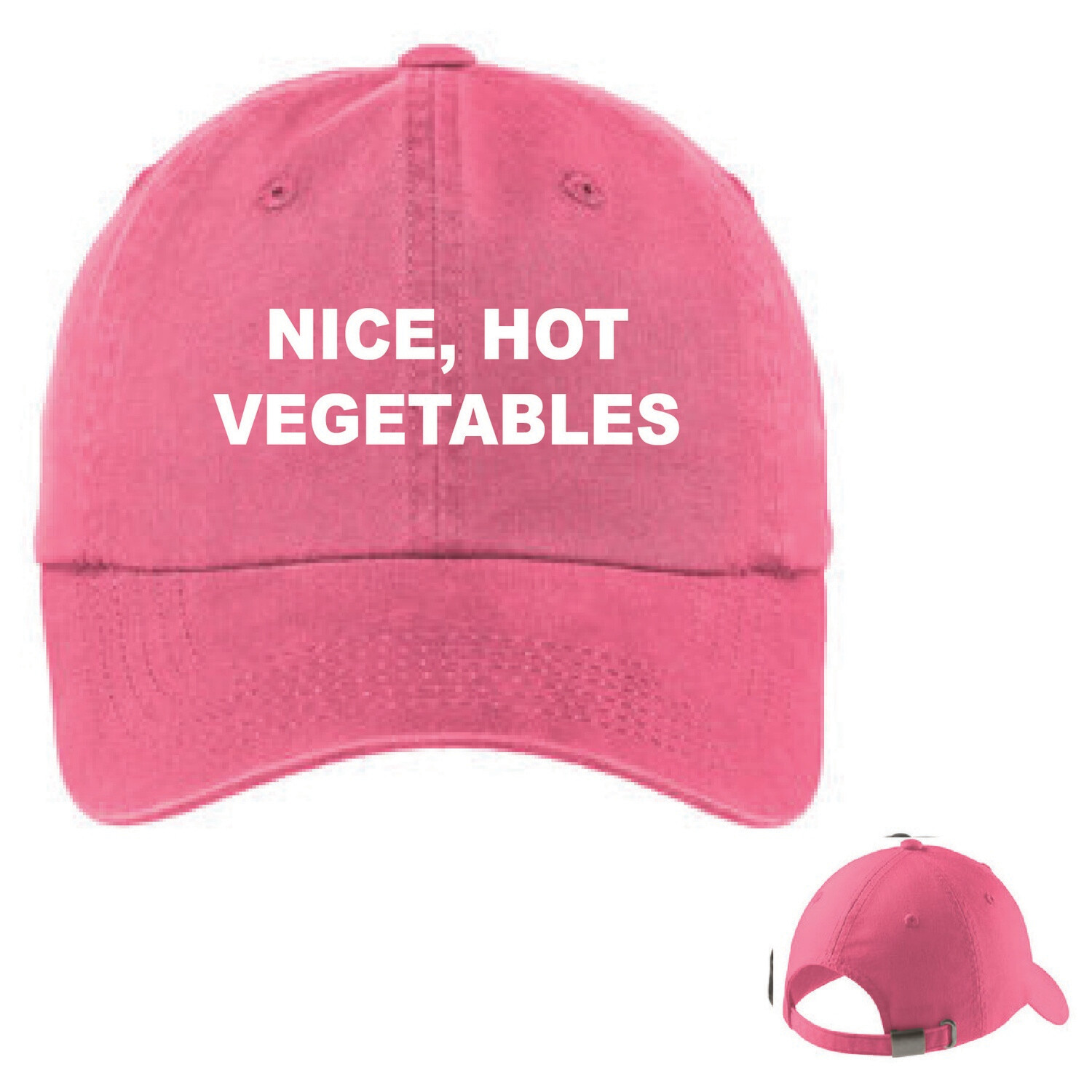 Nice, Hot Vegetables Hat Customizable Senior Yard Signs Carpy's