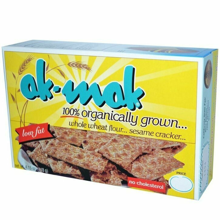Ak Mak Whole Wheat Crackers Ak-Mak whole wheat sesame crackers 4.15 oz