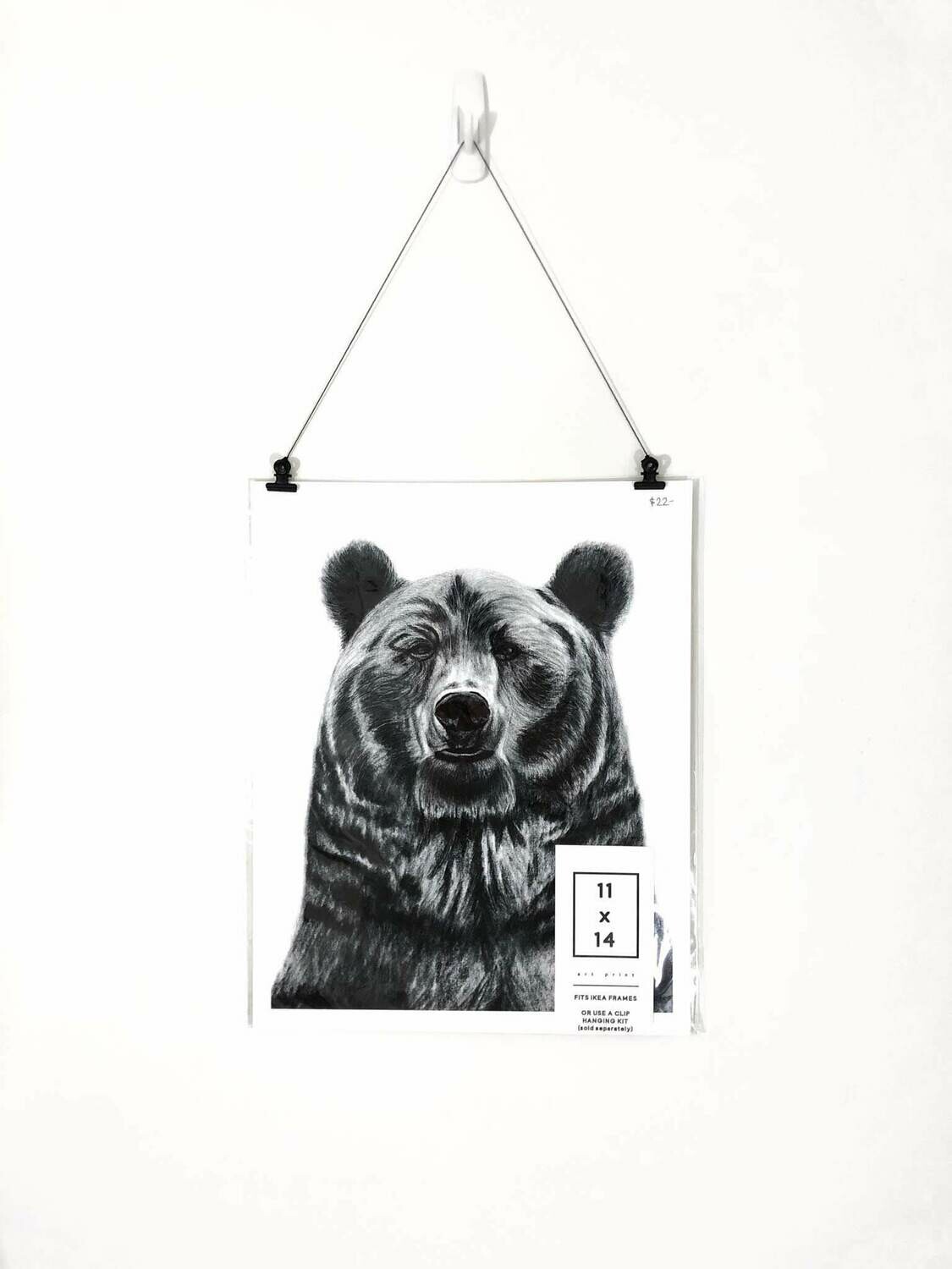 Wilson the Bear Print Shipped to Home